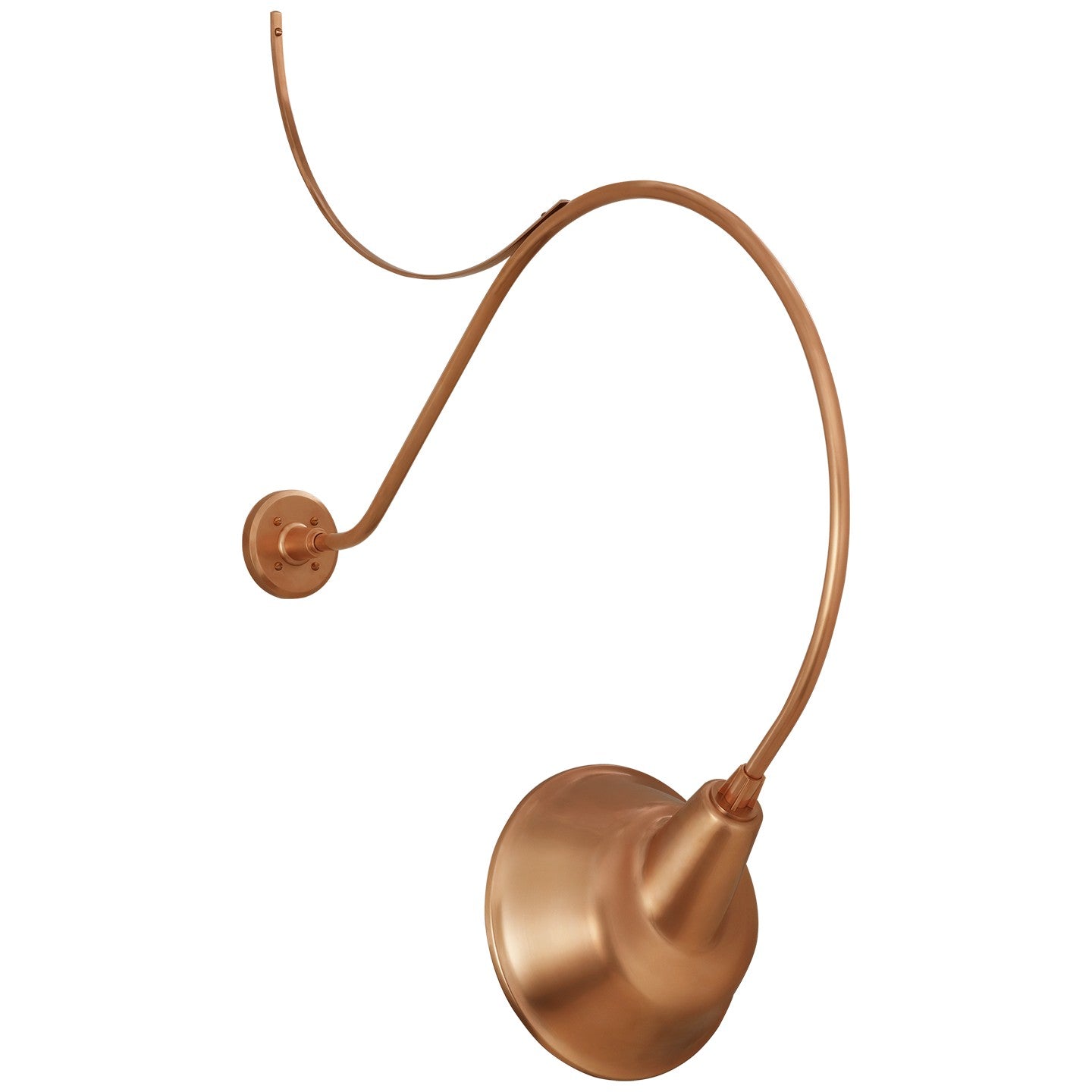 Visual Comfort Signature - TOB 2807SC/S3-SC - LED Barn Light - Academy Barn Light - Soft Copper