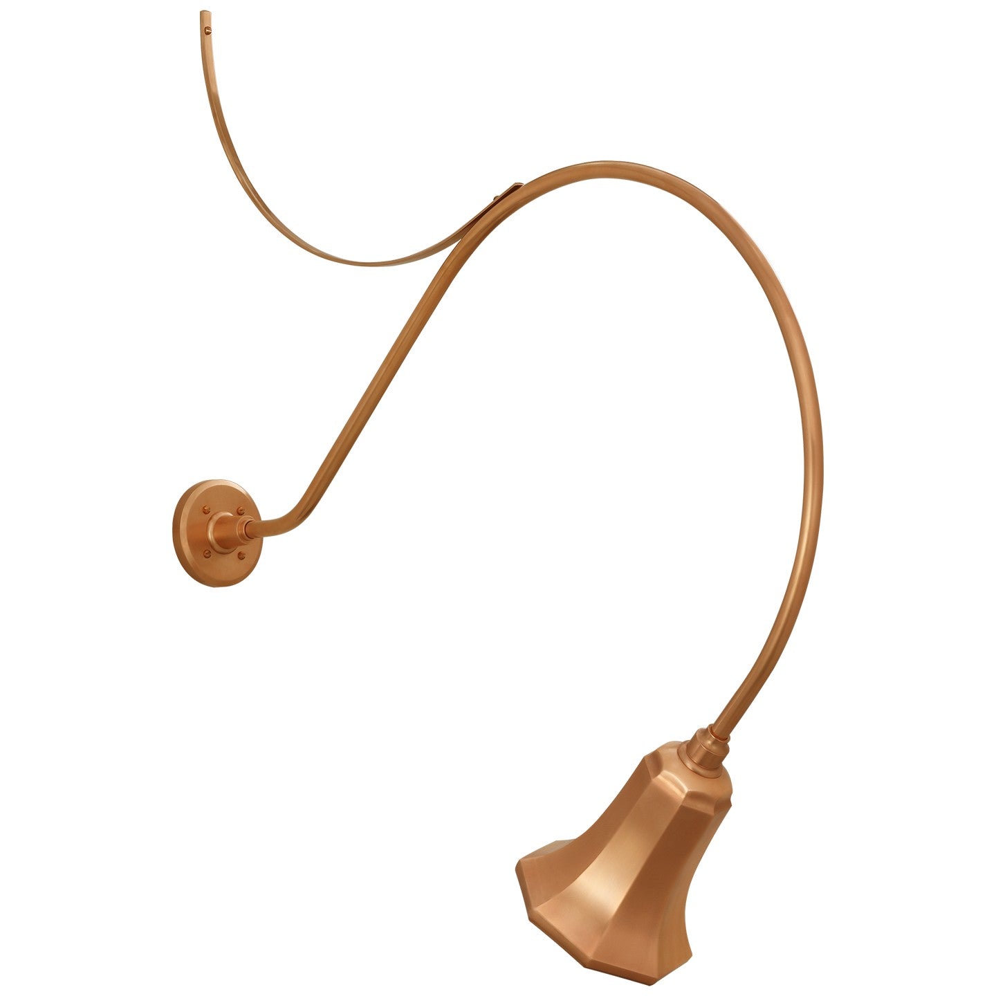 Visual Comfort Signature - TOB 2807SC/S8-SC - LED Barn Light - Academy Barn Light - Soft Copper