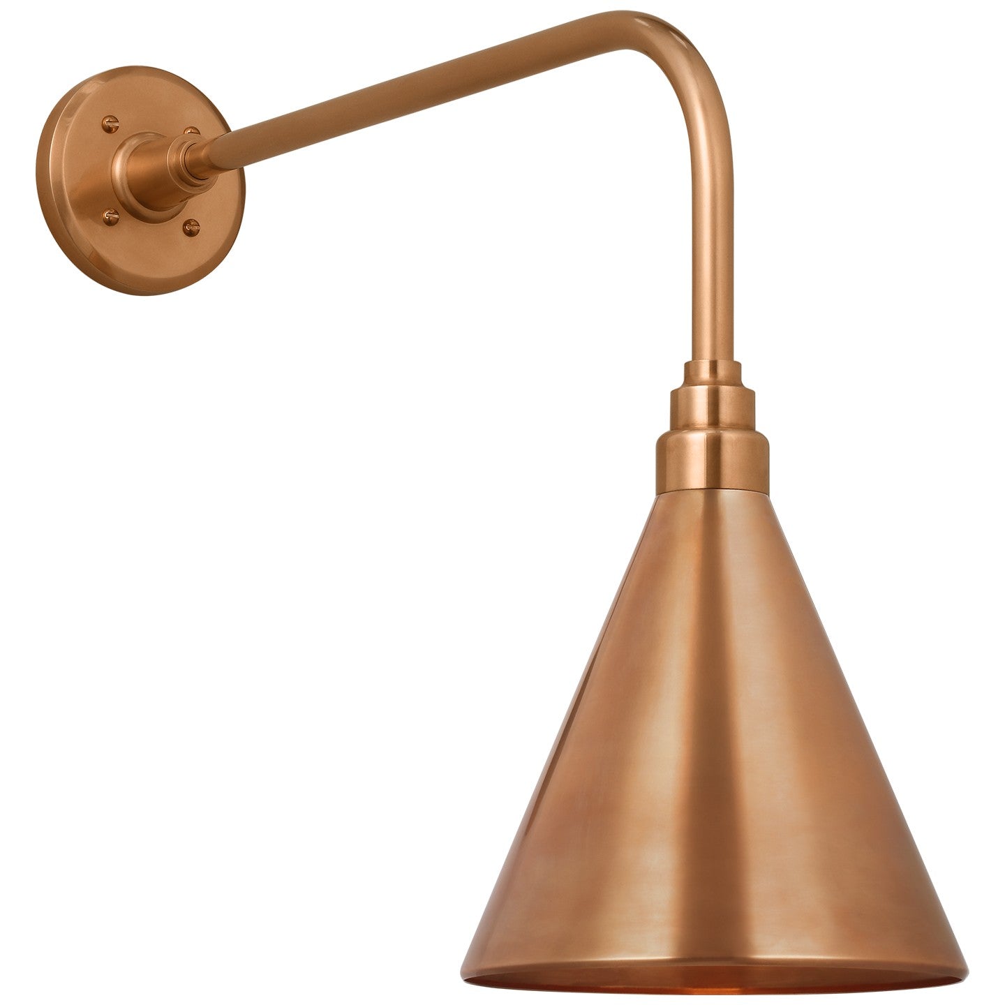 Visual Comfort Signature - TOB 2809SC/S10-SC - LED Barn Light - Academy Barn Light - Soft Copper