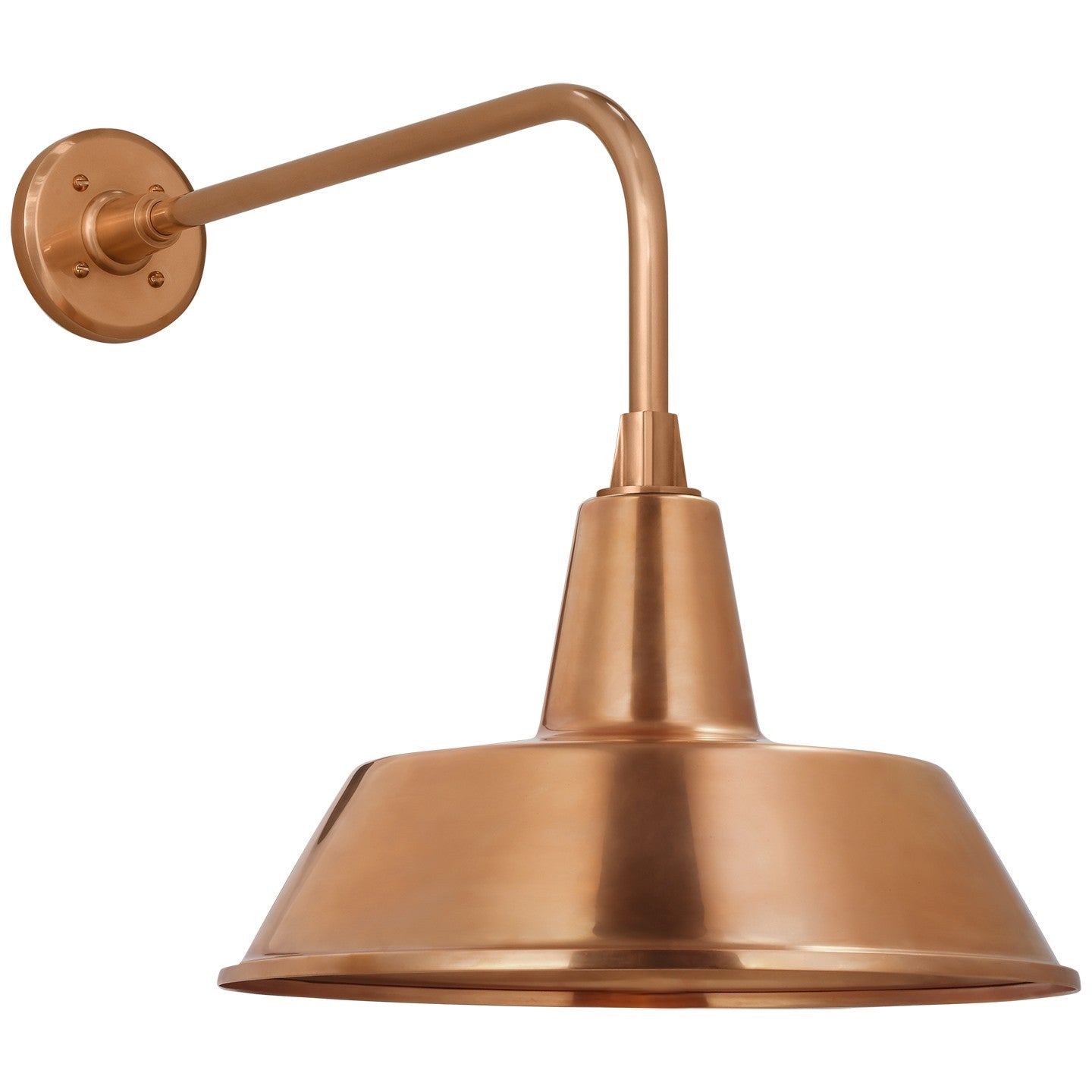 Visual Comfort Signature - TOB 2809SC/S2-SC - LED Barn Light - Academy Barn Light - Soft Copper