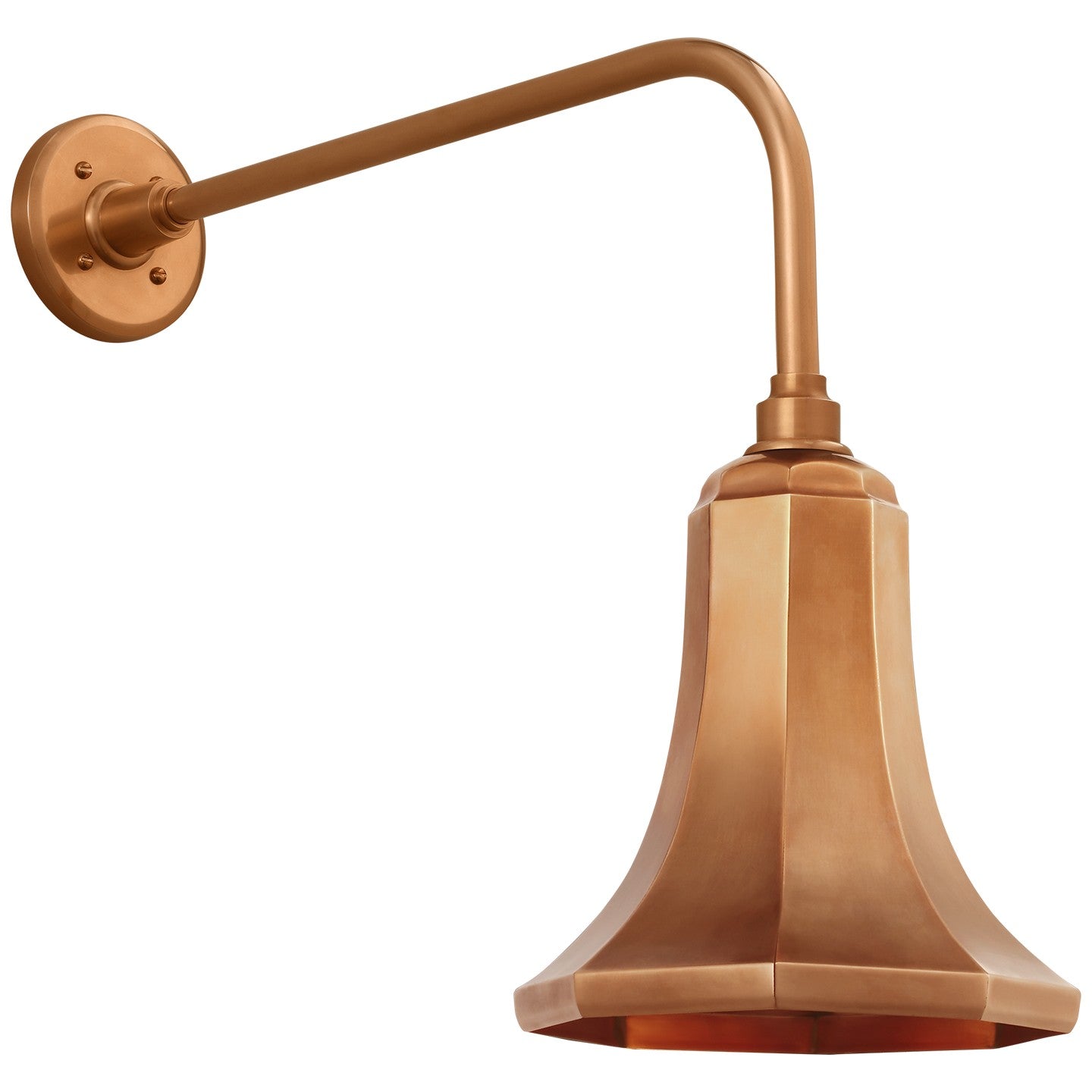 Visual Comfort Signature - TOB 2809SC/S9-SC - LED Barn Light - Academy Barn Light - Soft Copper