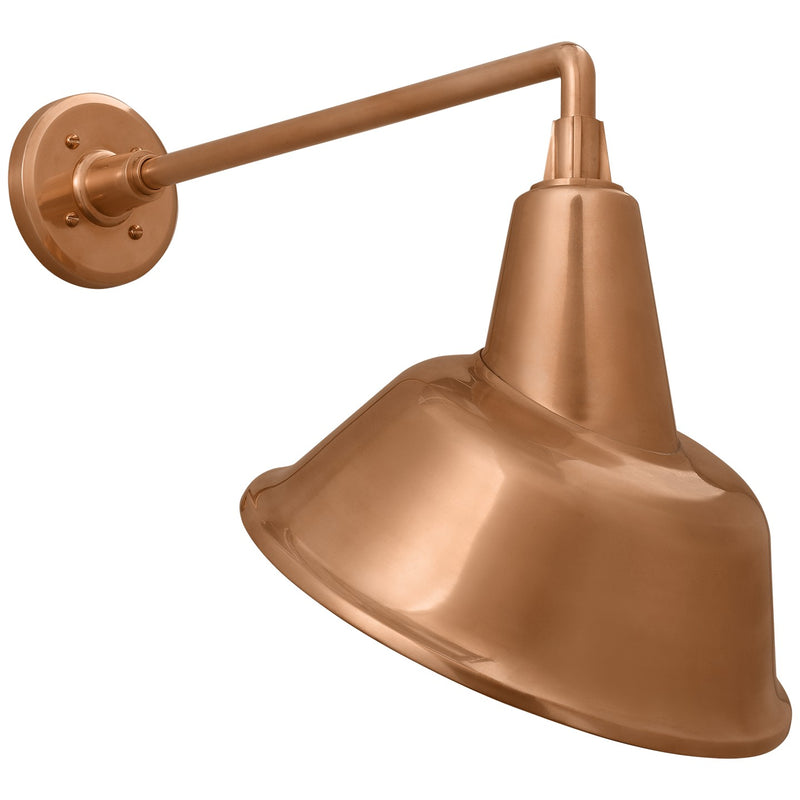 Visual Comfort Signature - TOB 2812SC/S3-SC - LED Barn Light - Academy Barn Light - Soft Copper