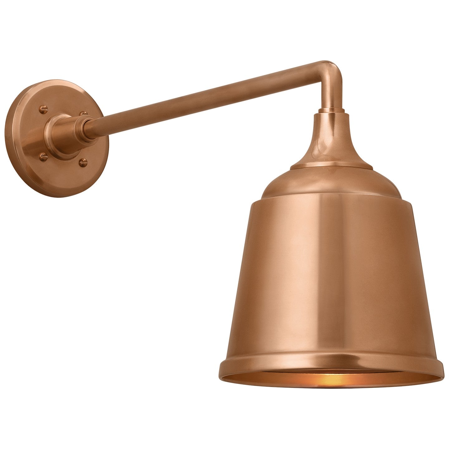 Visual Comfort Signature - TOB 2812SC/S5-SC - LED Barn Light - Academy Barn Light - Soft Copper