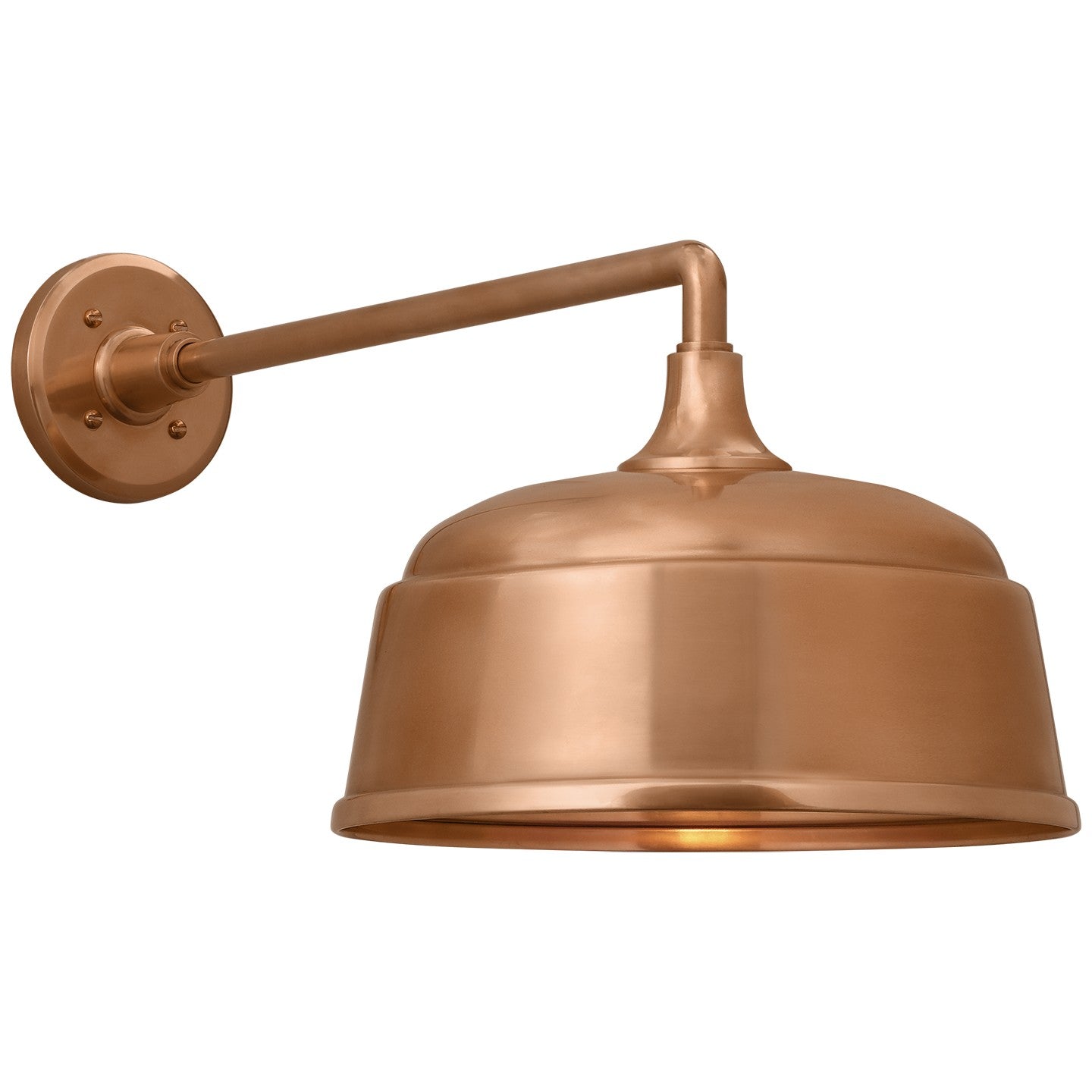 Visual Comfort Signature - TOB 2812SC/S6-SC - LED Barn Light - Academy Barn Light - Soft Copper