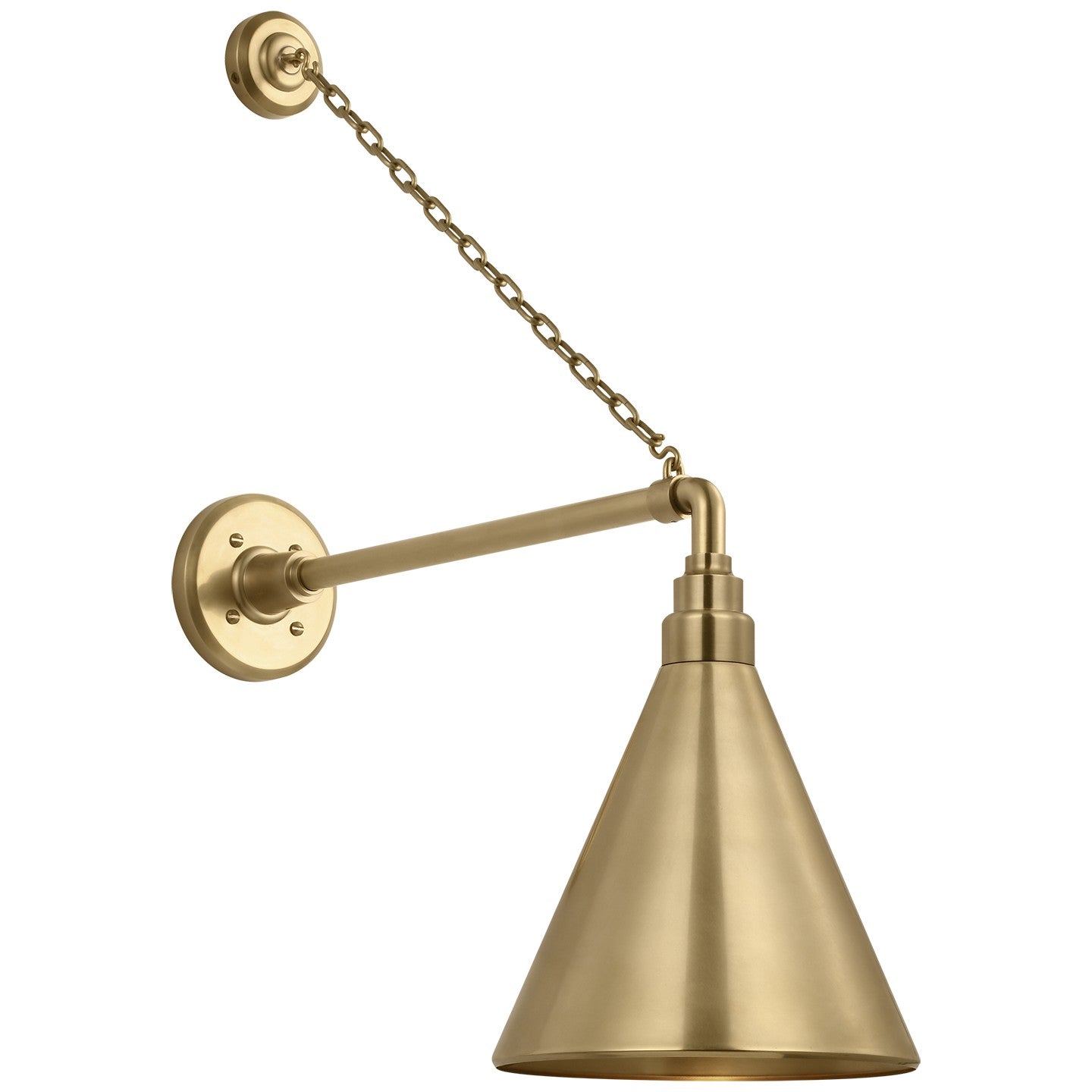 Visual Comfort Signature - TOB 2813HAB/S10-HAB - LED Barn Light - Academy Barn Light - Hand-Rubbed Antique Brass
