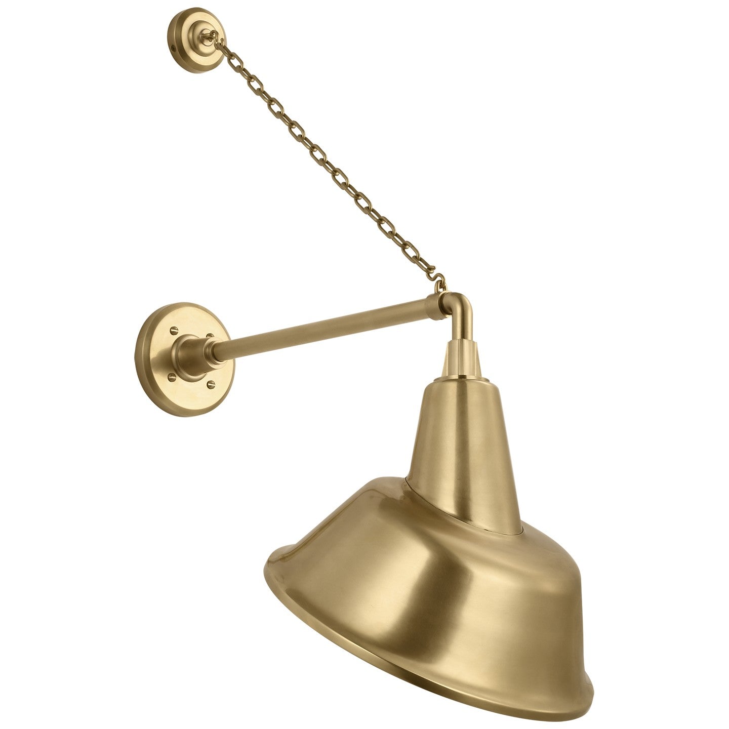 Visual Comfort Signature - TOB 2813HAB/S3-HAB - LED Barn Light - Academy Barn Light - Hand-Rubbed Antique Brass