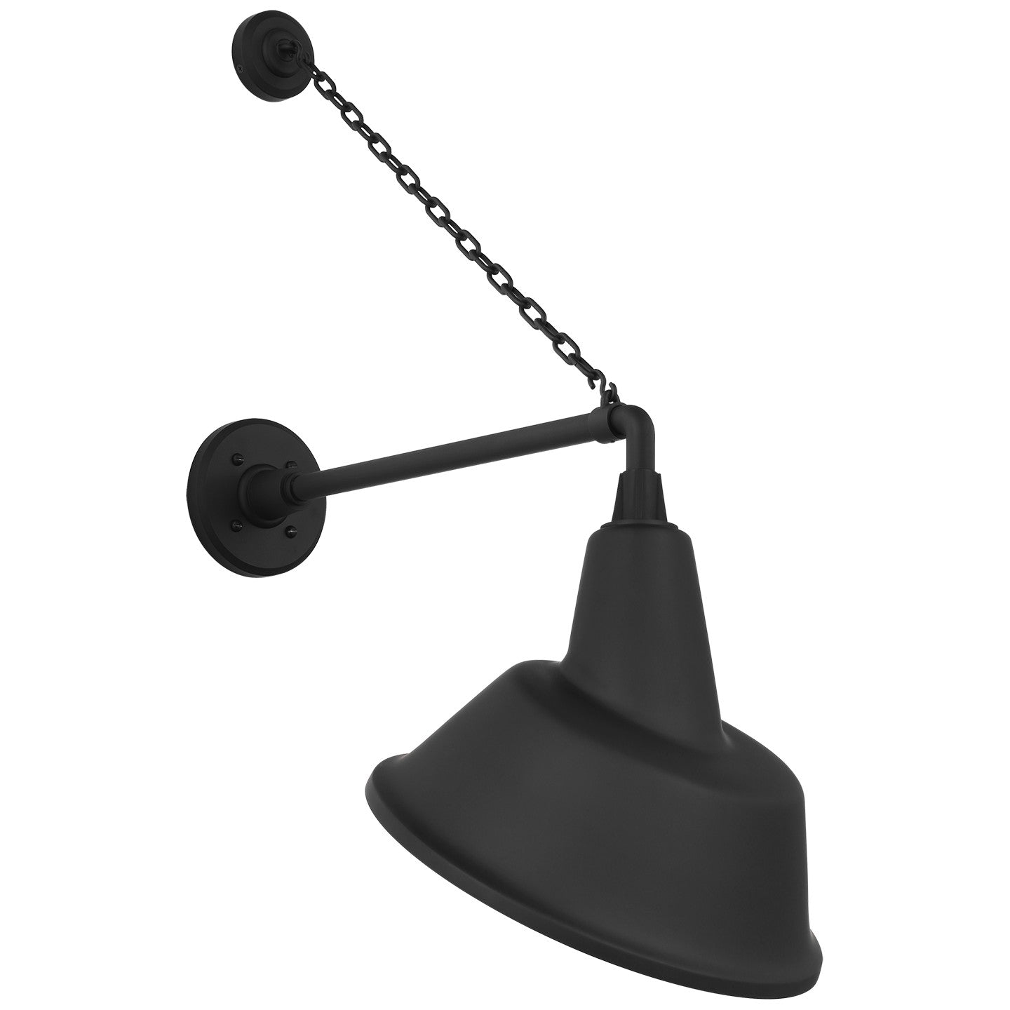 Visual Comfort Signature - TOB 2813MBK/S3-MBK - LED Barn Light - Academy Barn Light - Matte Black
