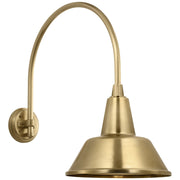 Visual Comfort Signature - TOB 2815HAB/S1-HAB - LED Barn Light - Academy Barn Light - Hand-Rubbed Antique Brass