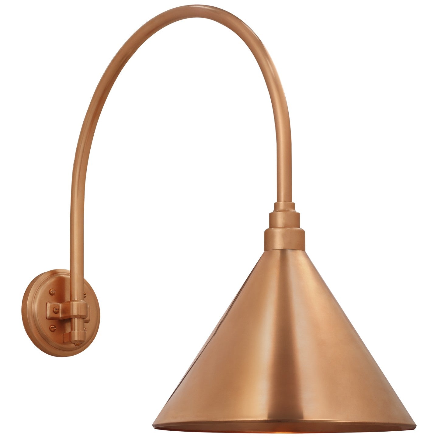 Visual Comfort Signature - TOB 2815SC/S11-SC - LED Barn Light - Academy Barn Light - Soft Copper