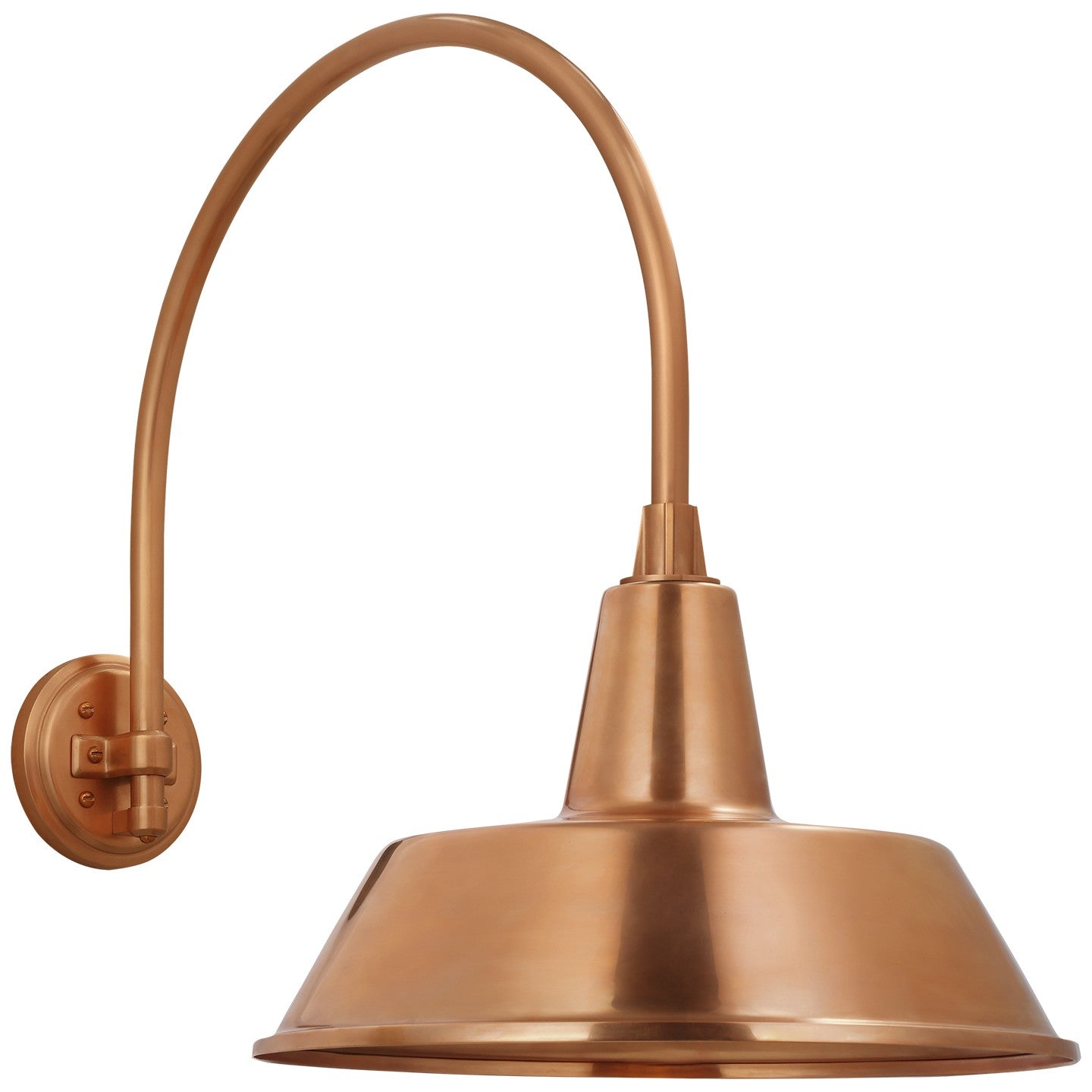 Visual Comfort Signature - TOB 2815SC/S2-SC - LED Barn Light - Academy Barn Light - Soft Copper