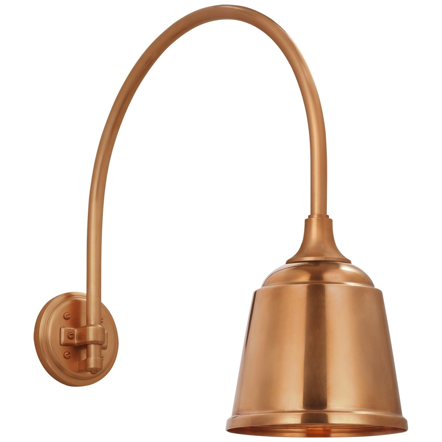 Visual Comfort Signature - TOB 2815SC/S5-SC - LED Barn Light - Academy Barn Light - Soft Copper