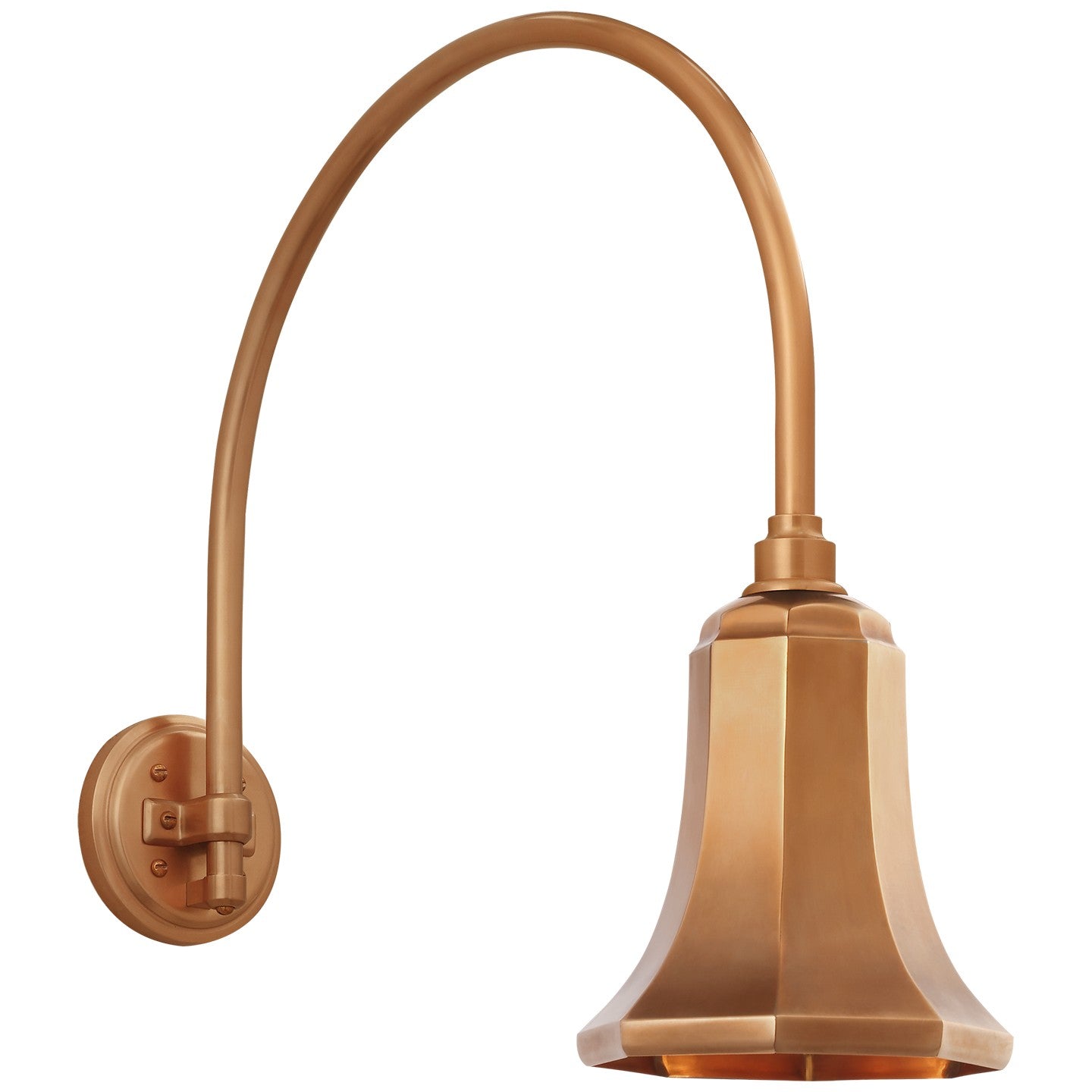 Visual Comfort Signature - TOB 2815SC/S8-SC - LED Barn Light - Academy Barn Light - Soft Copper