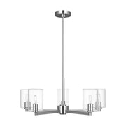 Visual Comfort Studio - 3164205C-05 - Five Light Chandelier - Fullton - Chrome