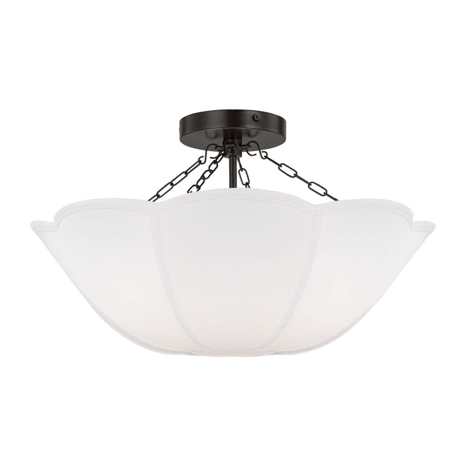 Visual Comfort Studio - AF1212AI - Two Light Semi Flush Mount - Stassi - Aged Iron