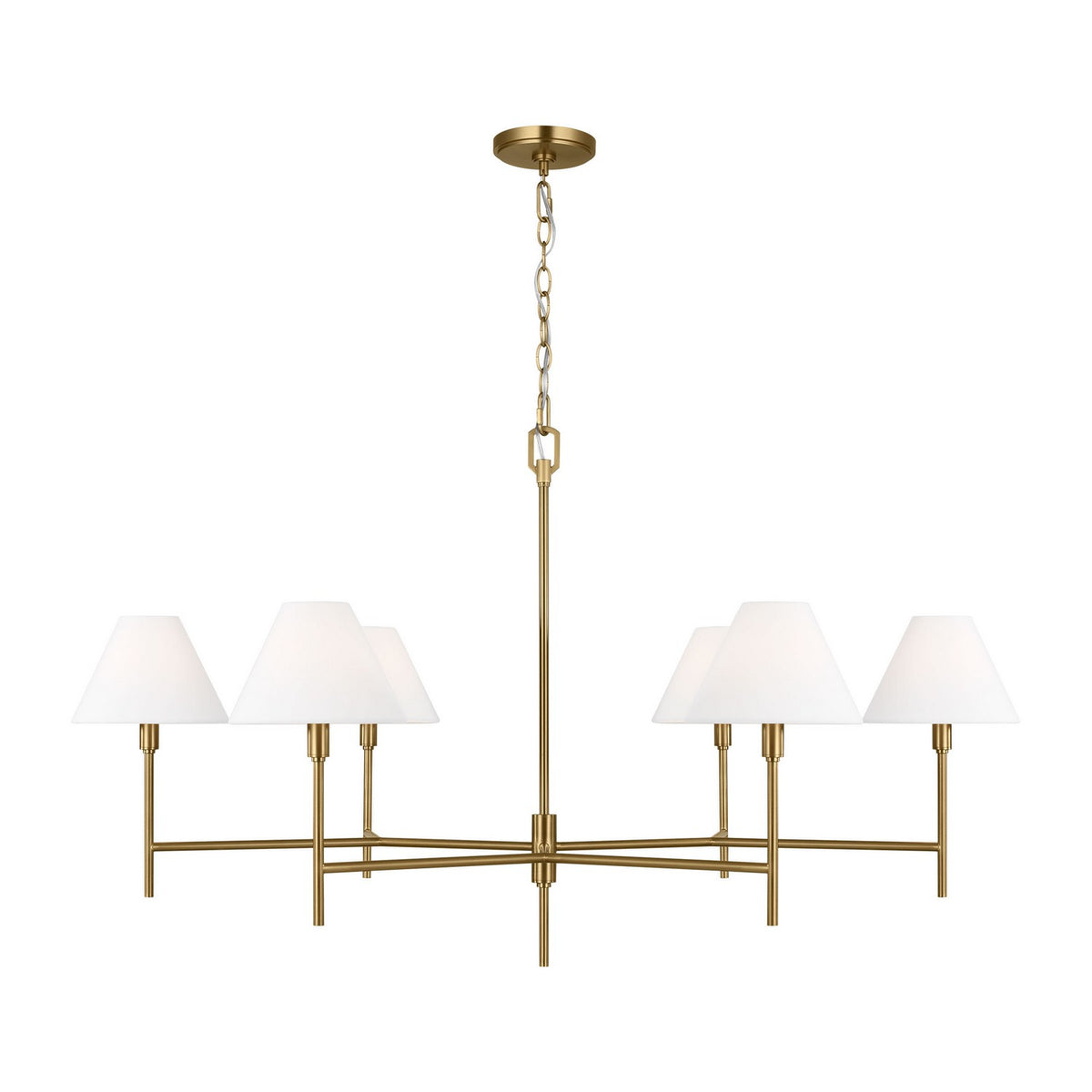 Visual Comfort Studio - CC1786BBS - Six Light Chandelier - Ridgewood - Burnished Brass