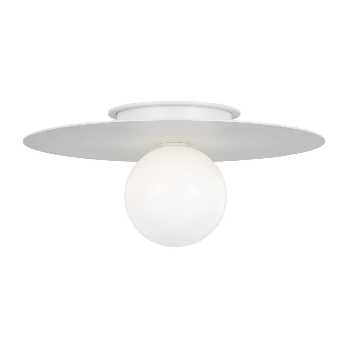 Visual Comfort Studio - KF1021MWT - One Light Flush Mount - Nodes - Matte White