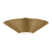 Visual Comfort Studio - KF1111BBS - LED Flush Mount and Sconce - Echo - Burnished Brass