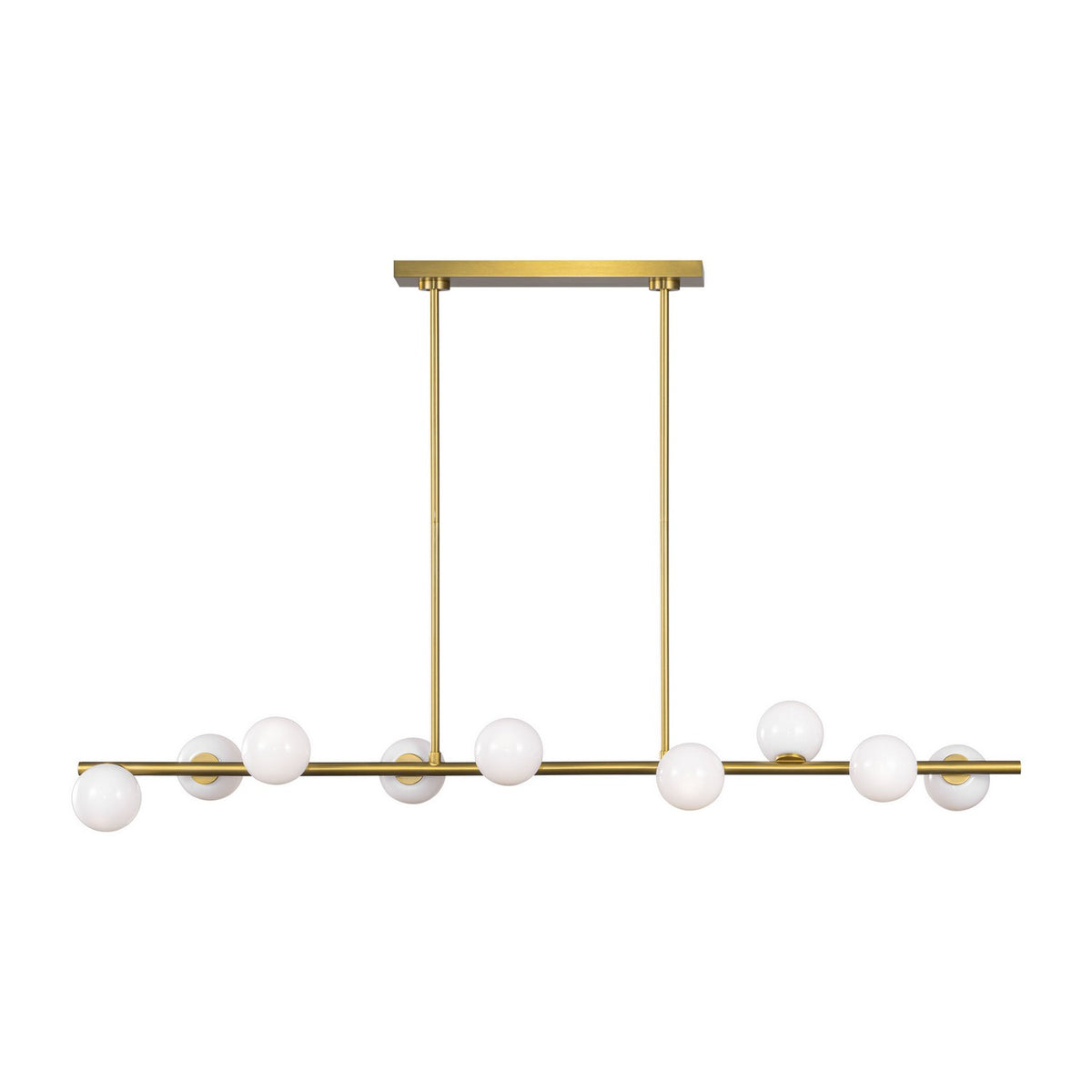 Visual Comfort Studio - SLC1059BBS - Nine Light Linear Chandelier - Altair - Burnished Brass