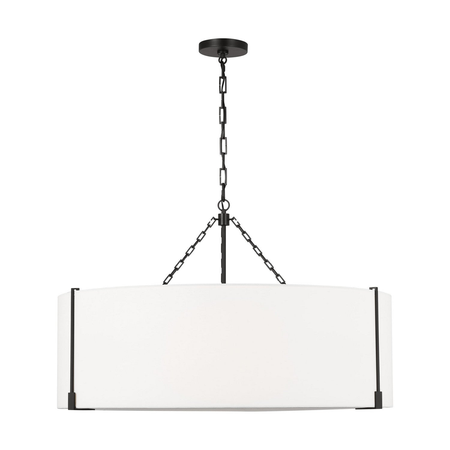 Visual Comfort Studio - TFC1114AI - Four Light Pendant - Bergen - Aged Iron