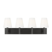 Visual Comfort Studio - TV1044AI - Four Light Vanity - Beckham Classic - Aged Iron