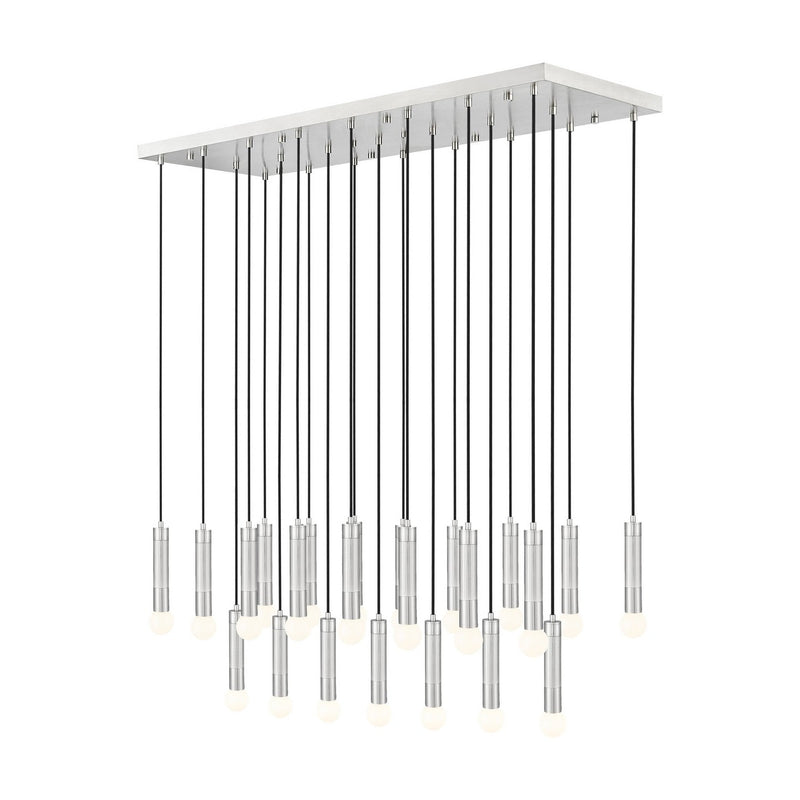 Z-Lite - 1956P-23L-BN - 23 Light Linear Chandelier - Stari - Brushed Nickel