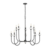 Z-Lite - 352-10MB - Ten Light Chandelier - Allistair - Matte Black