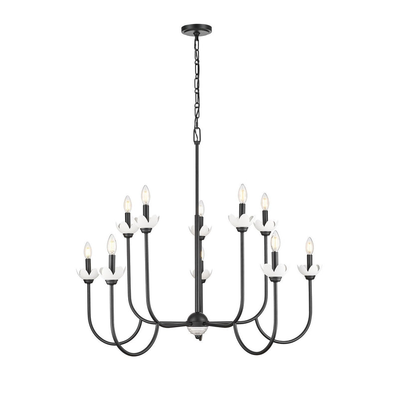 Z-Lite - 352-10MB - Ten Light Chandelier - Allistair - Matte Black