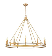 Z-Lite - 4005-12SBR - 12 Light Chandelier - Dennison - Signature Brass