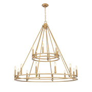 Z-Lite - 4005-18SBR - 18 Light Chandelier - Dennison - Signature Brass