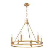 Z-Lite - 4005-6SBR - Six Light Chandelier - Dennison - Signature Brass
