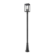 Z-Lite - 5019PHBR-5011P-BK - Four Light Outdoor Post Mount - Hartwell - Sand Black