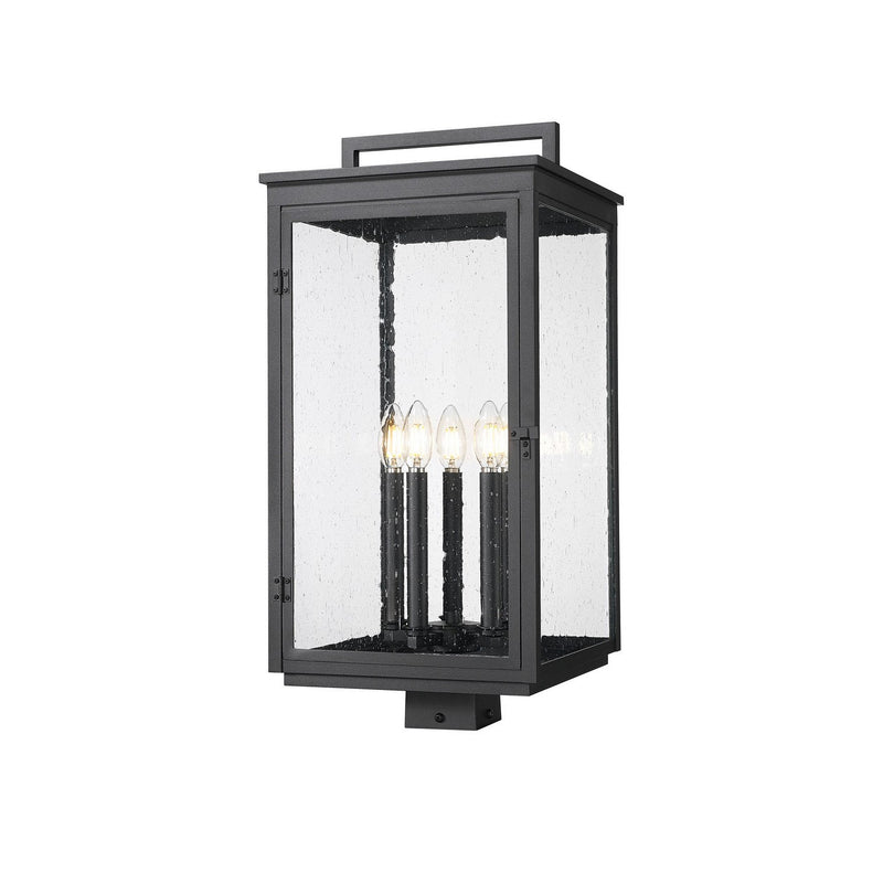 Z-Lite - 5019PHXLS-BK - Five Light Outdoor Post Mount - Hartwell - Sand Black