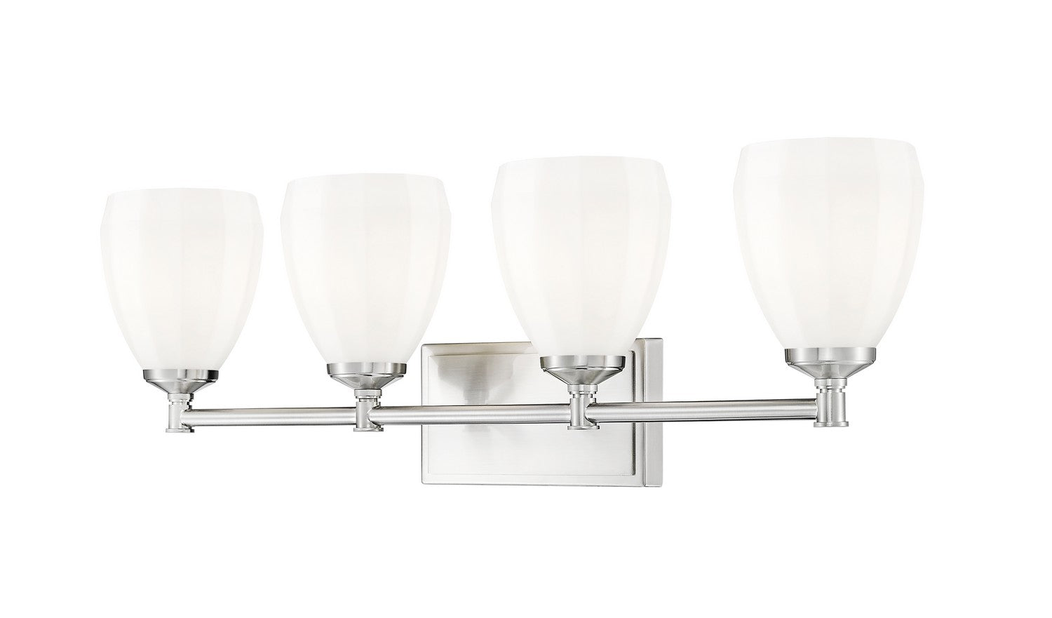 Z-Lite - 7004-4V-BN - Four Light Vanity - Oren - Brushed Nickel