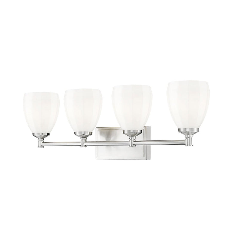 Z-Lite - 7004-4V-BN - Four Light Vanity - Oren - Brushed Nickel