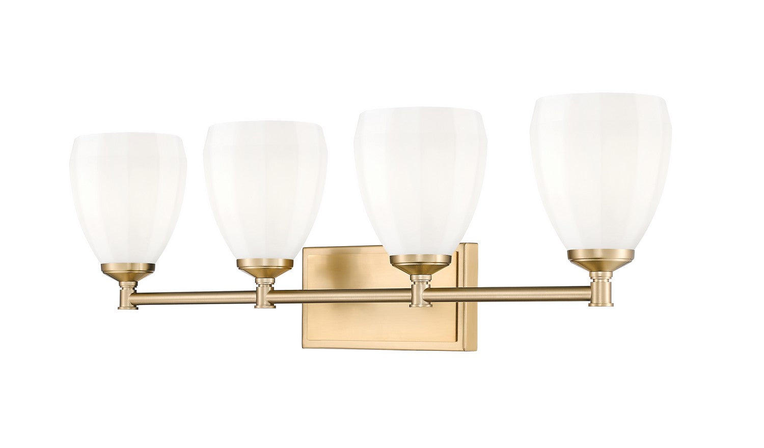 Z-Lite - 7004-4V-MGLD - Four Light Vanity - Oren - Modern Gold