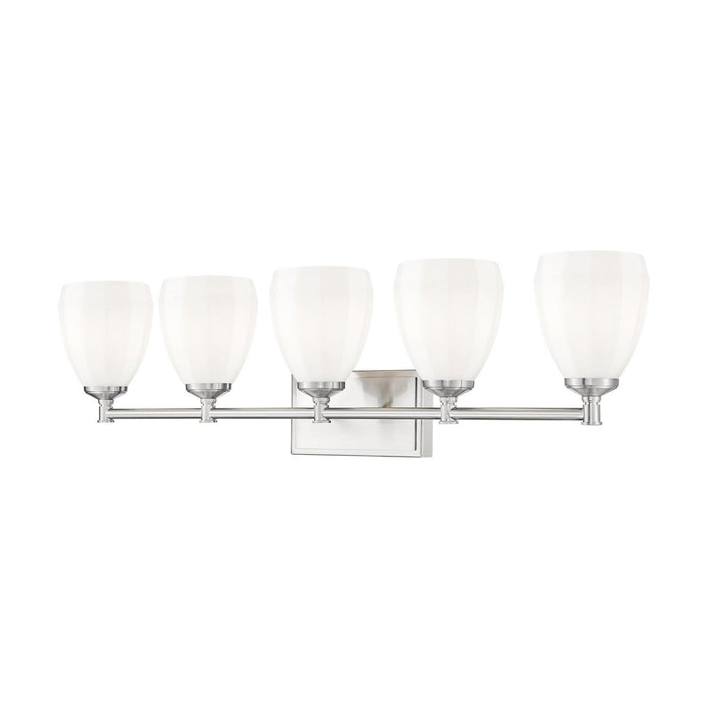 Z-Lite - 7004-5V-BN - Five Light Vanity - Oren - Brushed Nickel