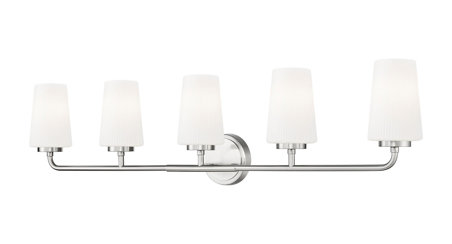 Z-Lite - 7005-5V-BN - Five Light Vanity - Montford - Brushed Nickel