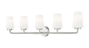 Z-Lite - 7005-5V-BN - Five Light Vanity - Montford - Brushed Nickel