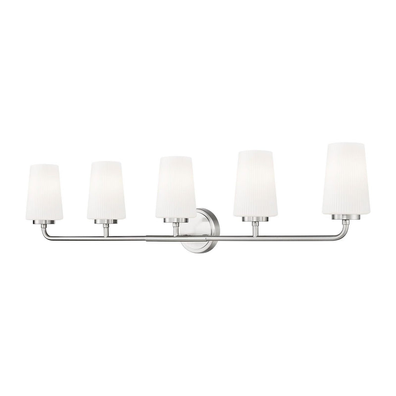 Z-Lite - 7005-5V-BN - Five Light Vanity - Montford - Brushed Nickel
