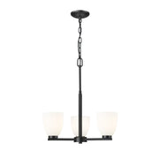 Z-Lite - 7518-3MB - Three Light Chandelier - Naya - Matte Black