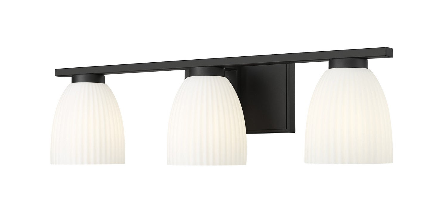 Z-Lite - 7518-3V-MB - Three Light Vanity - Naya - Matte Black