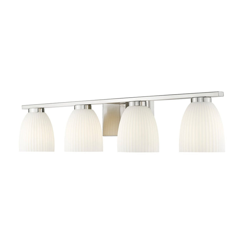 Z-Lite - 7518-4V-BN - Four Light Vanity - Naya - Brushed Nickel