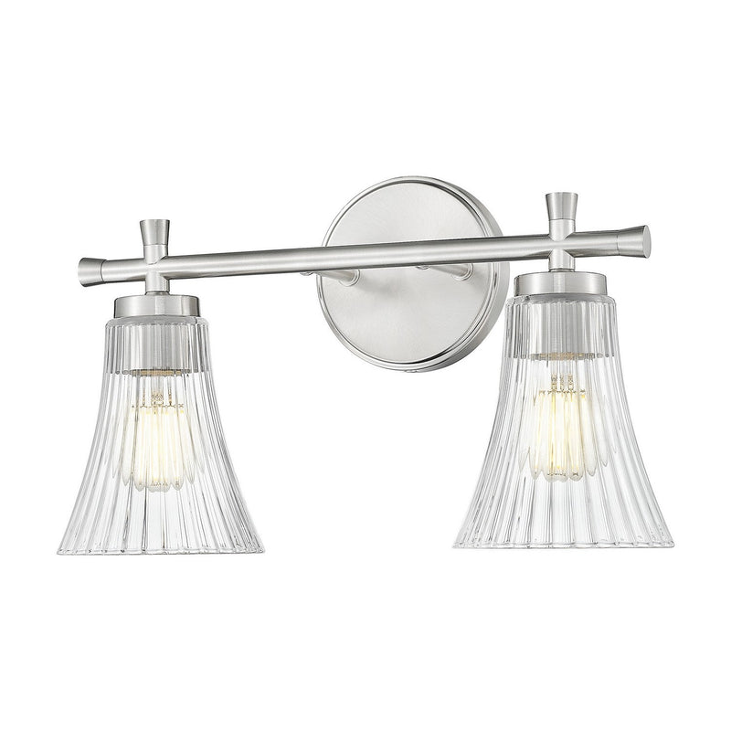 Z-Lite - 7519-2V-BN - Two Light Vanity - Belle - Brushed Nickel