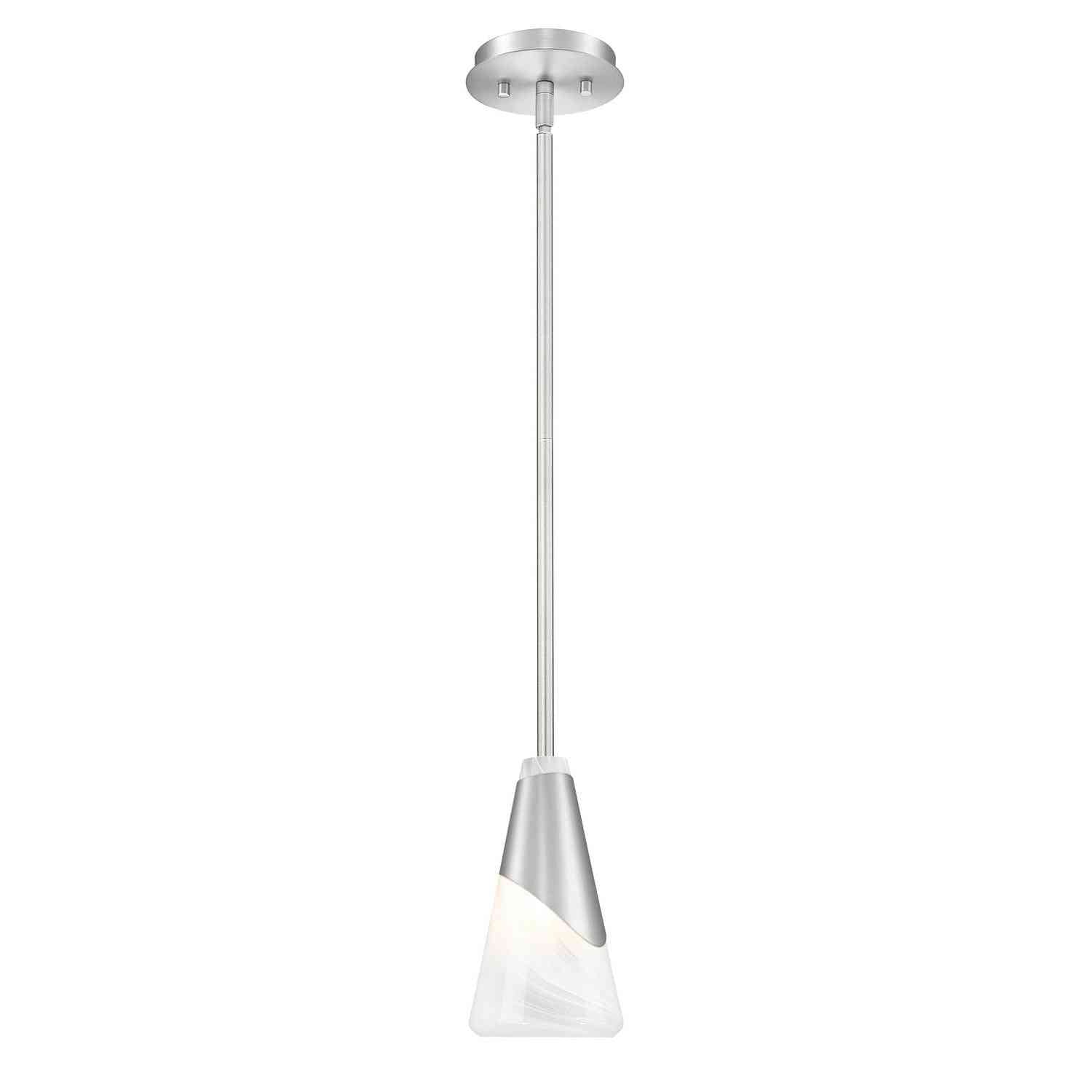 Z-Lite - 828P6-ROD-BN - One Light Pendant - Aimie - Brushed Nickel
