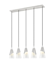 Z-Lite - 828P7-5L-BN - Five Light Linear Chandelier - Aimie - Brushed Nickel