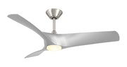 Modern Forms Fans - FR-W2006-52L-BN/SL - 52"Ceiling Fan - Zephyr - Brushed Nickel/Silver
