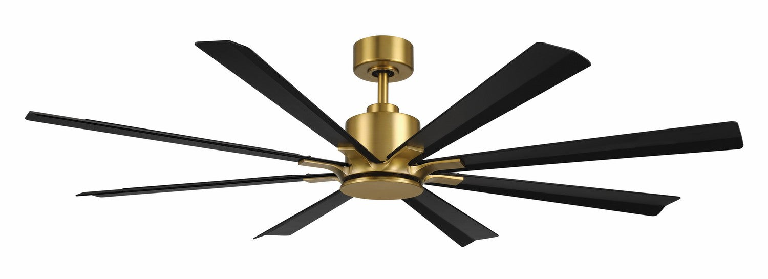 Modern Forms Fans - FR-W2403-65-SB/MB - 65"Ceiling Fan - Size Matters - Soft Brass/Matte Black