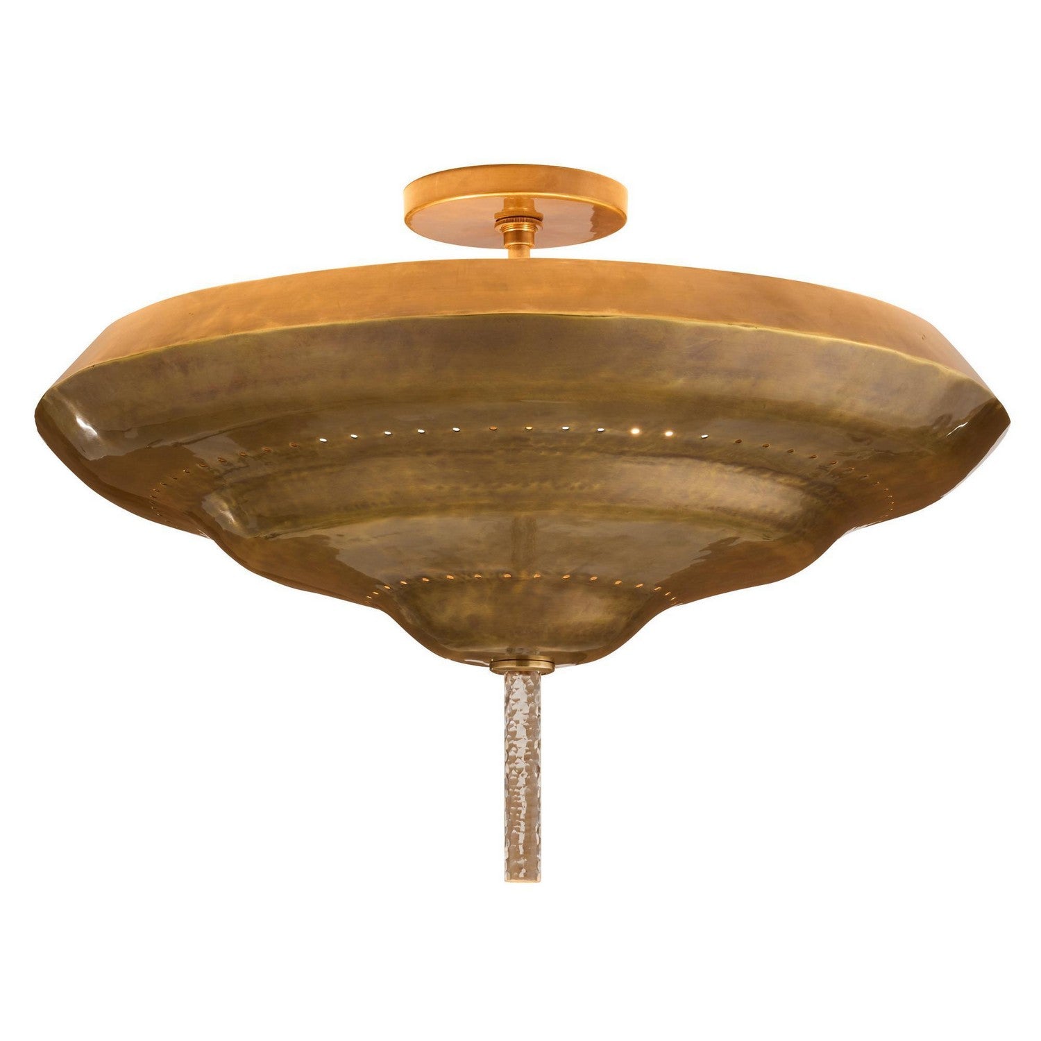 Arteriors - DFI09 - Two Light Semi-Flush Mount - Istanbul - Antique Brass