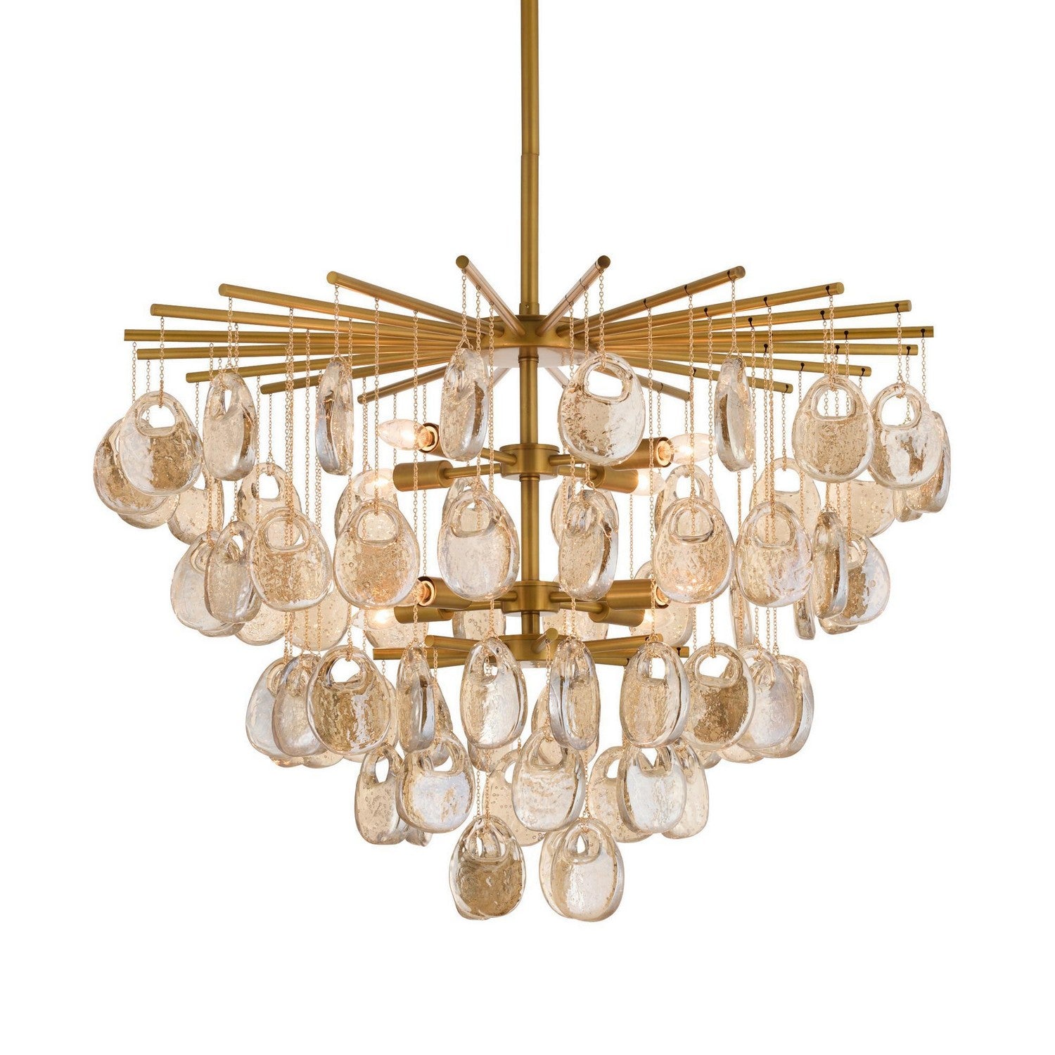 Arteriors - DMC33 - Eight Light Chandelier - Jacqueline - Amber