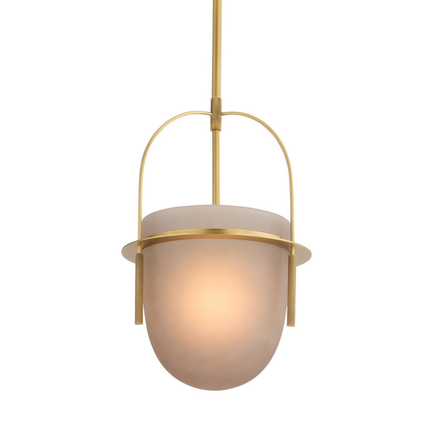 Arteriors - DPC19 - One Light Pendant - Kathleen - Frosted Smoke